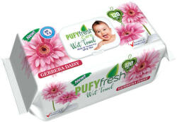 Pufy Fresh Popsitörlő Gerbera kupakos (120 db/cs) (GRGppgk120)