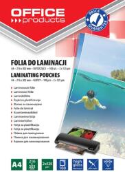 Office Products Folie de laminat Folie pentru laminare, A4 125 microni 100buc/top Office Products (OF-20325435-90) - pcone