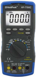 UNI-T HOLDPEAK 770HC Digitális multiméter, VAC, VDC, AAC, ADC, ellenállás, kapacitás, hőmérséklet, frekvencia, NCV (hp77hc)