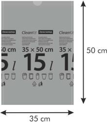 CLEAN KIT összehúzható szemeteszsák 15 l, 15 db (900695.00)