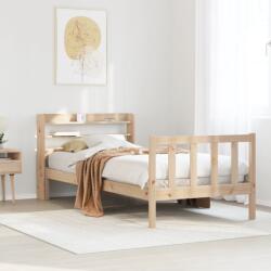 vidaXL tömör fenyőfa ágy matrac nélkül 100 x 200 cm (3306576)