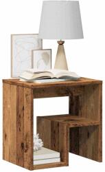 vidaXL 2 db antik fa színű szerelt fa éjjeliszekrény 40 x 30 x 40 cm (856527)