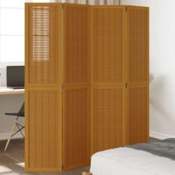 vidaXL Bambusz Térelválasztó - 4 Panel - 140x180 cm (358818)