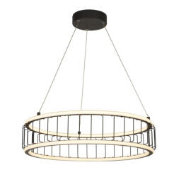 Searchlight Függeszték Fekete CIRCOLO SEARCHLIGHT 54214-1BK (54214-1BK)