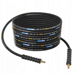 Hydroline Magasnyomású tömlő 15m, DN6, 250 bar, új típusú Click csatlakozóval Karcher K2-K7 kompatibilitás (TRS1-2536)