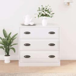 vidaXL 3 Fiókos Tálalószekrény - Fehér - 70x35, 5x67, 5 cm (816226)