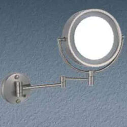 Elegáns LED-es Kozmetikai Tükör - 20cm, 3X Nagyítás