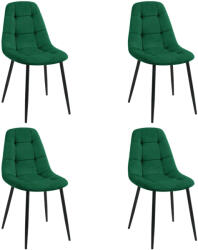 AKORD 01 Étkezőszék szett 4 db - zöld (4xCSJ.1-BG)