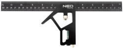 NEO TOOLS kombinált derékszög és vonalzó 30cm