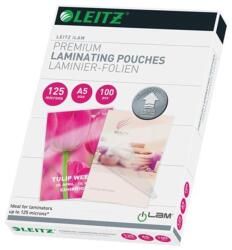 Leitz Meleglamináló fólia, 125mikron, A5, fényes, UDT technológiával, LEITZ "iLam", 100db/cs (74930000) - nyomtassingyen