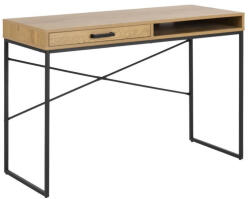  Íróasztal Norsica Sevferi 190 (Fekete + Vad tölgy)