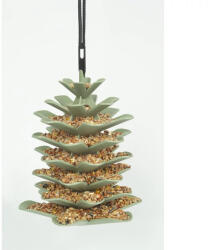 SingingFriend JESSE 98%-ban újrahasznosított madáretető, szürke, magokhoz, újrahasznosított rPET kötéllel (Z100XL)