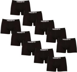  10PACK fekete Nedeto férfi boxeralsó (10NB001b) XL (9315300)