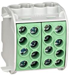 Schrack Nagyáramú burkolt elágazókapocs 35mm2, 4be/4kimenet, z/s (IK026232--)