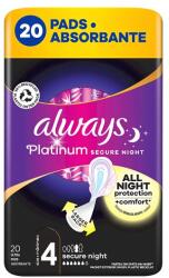 Always Platinum Secure Night Szárnyas Egészségügyi Betét, 20 db