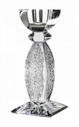 Black Crystal - Csipkés Ólomkristály Gyertyatartó - 20, 5 cm