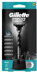 Gillette Mach3 Charcoal Férfi Borotva, 1 db Gillette Borotva, 6 db Borotvabetét