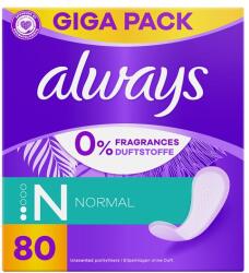 Always Daily Fresh Normal, 0% színezék és illatanyag 80 Darabos Kiszerelés