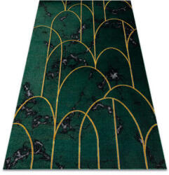  Art Deco Smaragdzöld-Arany Szőnyeg - 160x220 cm (AF421)