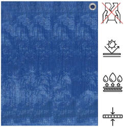 Sersimo 2x3m Kék Vízálló Ponyva - UV Védelemmel - 60g/m2 (GA2123)