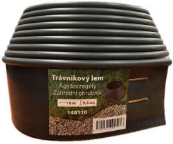  Gyepszegély 6 fm x 9, 5cm PVC (140110 - TY611796 black)