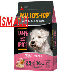 Julius-K9 HighPremium 12kg ADULT Hypoallergenic Bárány és Rizs SMALL - krizsopet