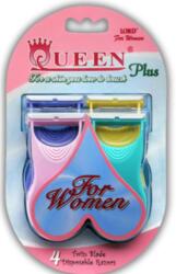 QUEEN LORD PLUS 2 pengés utazó női borotva 4db AKCIÓ!