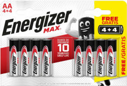 Energizer Max AA 8db LR06 elem