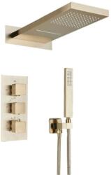  Zuhanycsap szett, Blackswan, M11.8 típus, matt arany modell, mérete 55 cm