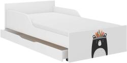  PUFI gyerekágy 160x80 matraccal és ágyneműtartóval - indián medve (pepita-886551)