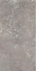 QUA Gresie rectificata portelanata, tip marmura, SG Gris Travertino Lappato 1. 60x120 cm, gri (8681575065346)