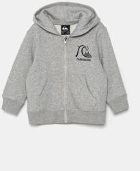 Quiksilver gyerek felső GRAPHIC ZIP HOODIE szürke, melange, kapucnis, AQKFT03047 - szürke 116