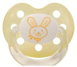 Baby-Nova Baby Nova Suzedta din silicon, marime 1, frunza si iepuras (28220)