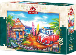 Art Puzzle Puzzle Art Puzzle din 260 de piese - Surfing Camp (5027) Puzzle