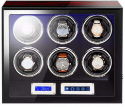 iUni Luxury Óraforgató - 6 Órás Automata Óra Tároló