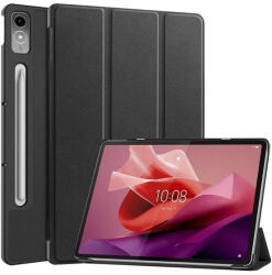 Lenovo Tab P12 (12.7) TB-370, mappa tok, Trifold, fekete