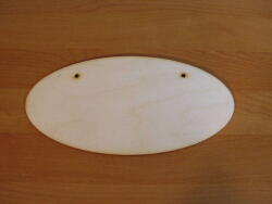  Natúr fa - Ovál tábla 24cm (1842)