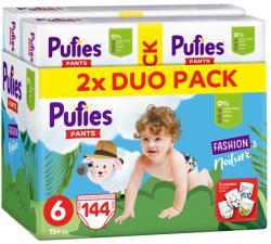 pufies Pantaloni scutec Fashion - Extra Large, mărimea 6, 15+ kg, 144 buc. Mega Pack 2 (54000242)