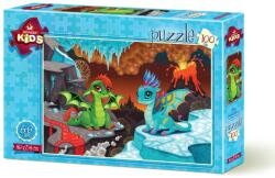 Art Puzzle Puzzle Art Puzzle din 100 de piese - The Baby Dragons (4509) Puzzle