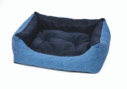 Leopet Culcus pentru caini Leopet Rodi 2 fete 45x60 cm Blue/Light Blue