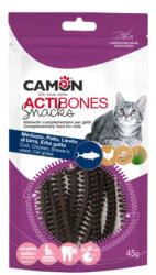 Camon Recompense pentru pisici Camon Actibones Snack cu cod si pui 45 gr