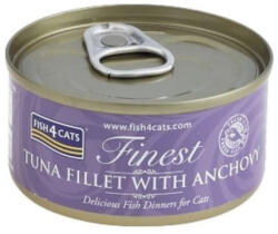 Fish4Cats Finest Conserv? pentru pisici, cu file de Ton ? i An? oa 70g