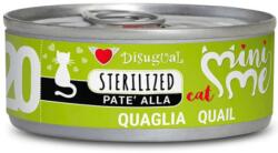 Hrana umeda pentru pisici Disugual Cat Mini Me Sterilized Prepelita 85g