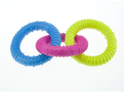 Enjoy Jucarie pentru caini inele colorate Enjoy 16 cm