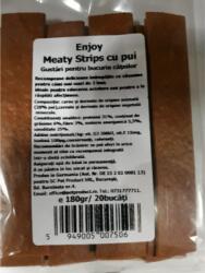 Enjoy Recompensa pentru caini Enjoy Meaty Strips cu pui 20buc