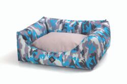 Culcus pentru caini Leopet Rody Army Blue 60x70 cm