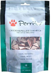 Perrito Recompensa caini Perrito Dog & Cat Chicken & Pollock Sandwich 100 gr