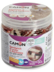 Camon Recompense pentru pisici Camon Snack Bucati cod, pui si ficat 60 gr