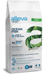 Alleva Medium / Maxi Felnőtt Kutyáknak Tengeri hal + Kender & Aloe Vera 12 kg, gabonamentes