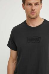 Levi's pamut póló fekete, férfi, nyomott mintás - fekete XL - answear - 7 690 Ft